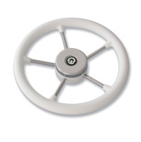 VR03 Steering Wheel -   Diameter 400mm - White Color  - 62.00497.01 - Riviera 